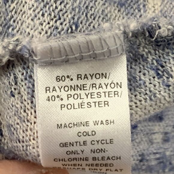 Loft Open Cardigan Women M Light Weight Knit Long Sleeve Nubby Space Dye - Picture 7 of 15